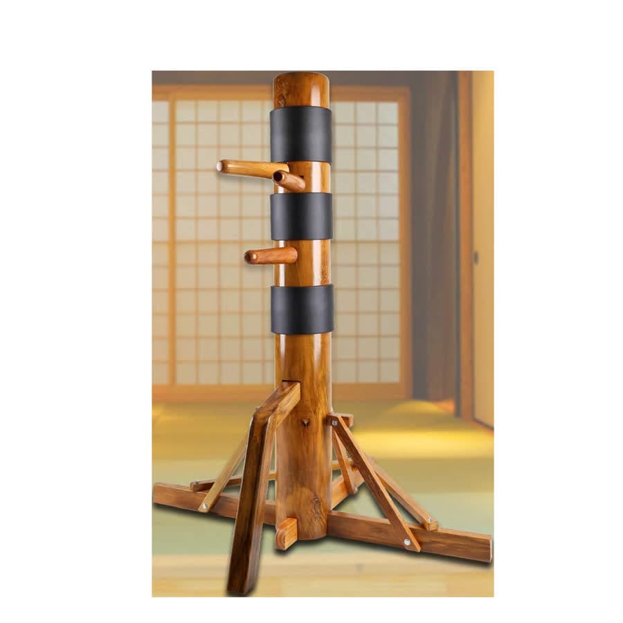 Wooden dummy I created as source art for the Precision challenge.